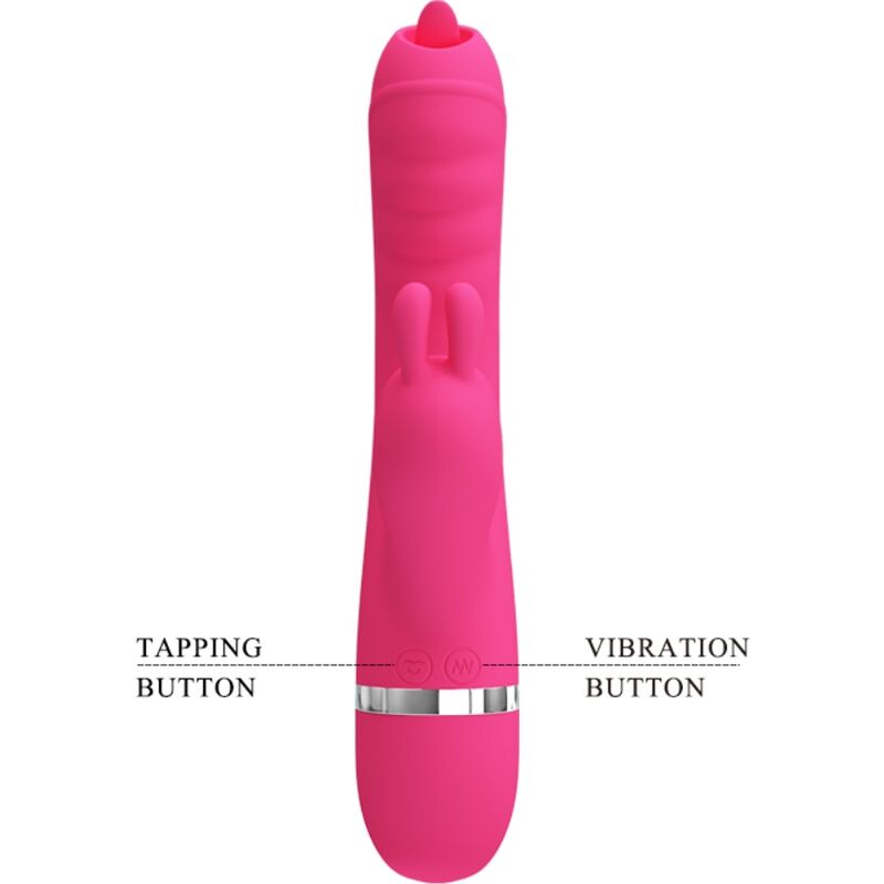PRETTY LOVE - PHOENIX MULTIFUNKTIONS-KANINCHENVIBRATOR ROSA – Bild 4