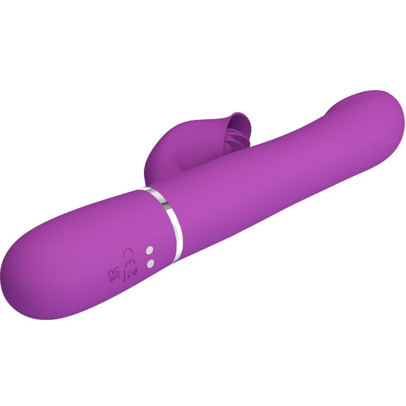 PRETTY LOVE - 4 IN 1 MULTIFUNKTIONSVIBRATOR STIMULATOR LILA – Bild 3