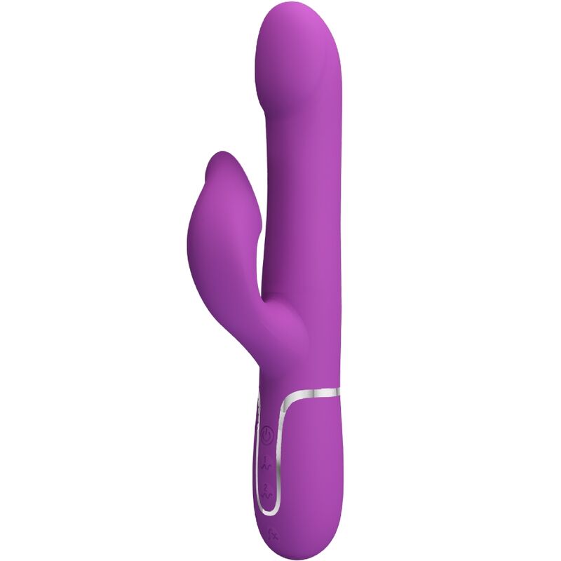 PRETTY LOVE - 4 IN 1 MULTIFUNKTIONSVIBRATOR  STIMULATOR LILA