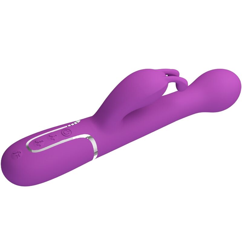 PRETTY LOVE - DEJON 3 IN 1 MULTIFUNKTIONS-RABBIT-VIBRATOR LILA – Bild 3