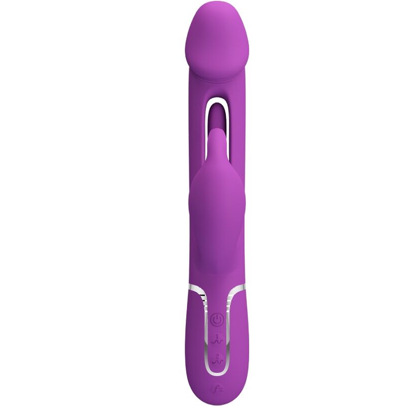 PRETTY LOVE - KAMPAS 3 IN 1 MULTIFUNKTIONS-RABBIT-VIBRATOR LILA – Bild 2