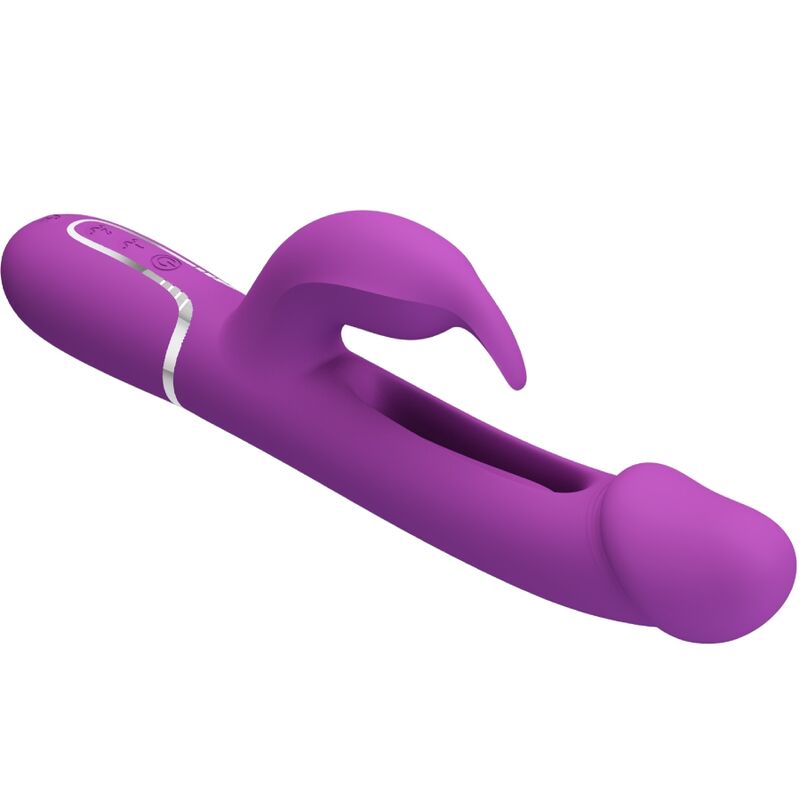 PRETTY LOVE - KAMPAS 3 IN 1 MULTIFUNKTIONS-RABBIT-VIBRATOR LILA – Bild 4
