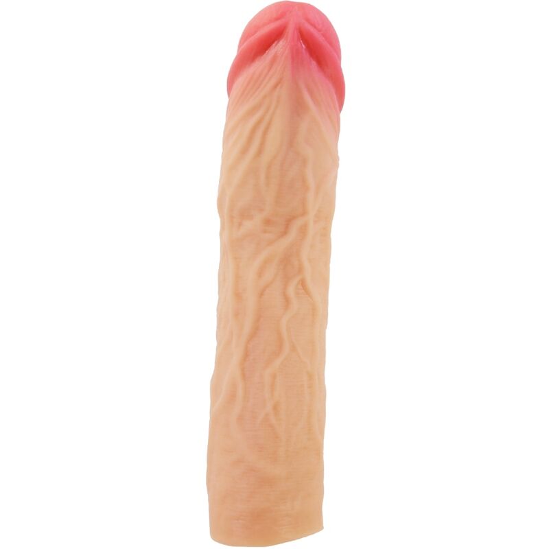 PRETTY LOVE - DEREK PENISHÜLLE MIT 7,6 CM VERLÄNGERUNG FLEISCH – Bild 2