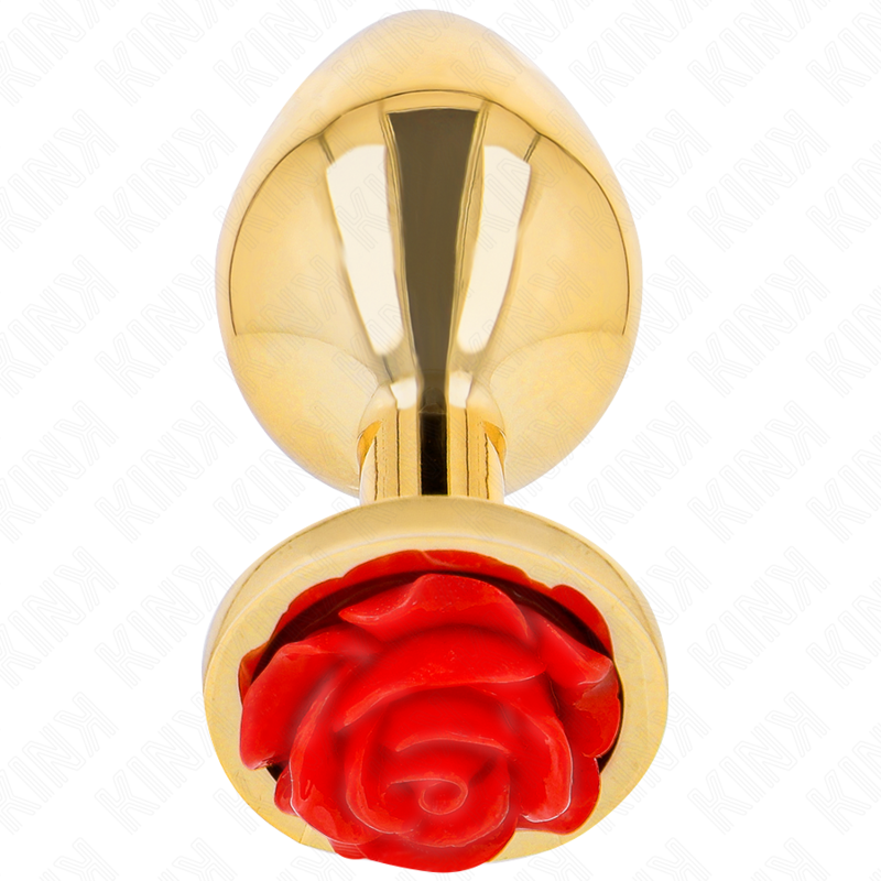 KINK - PLUG ANAL GOLD ROSE ROT GRÖSSE M – Bild 2