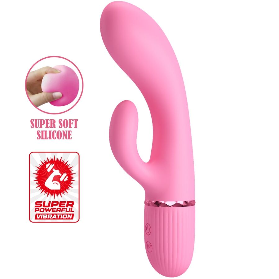 PRETTY LOVE - MARSKI RABBIT VIBRATOR  G-SPOT ROSA