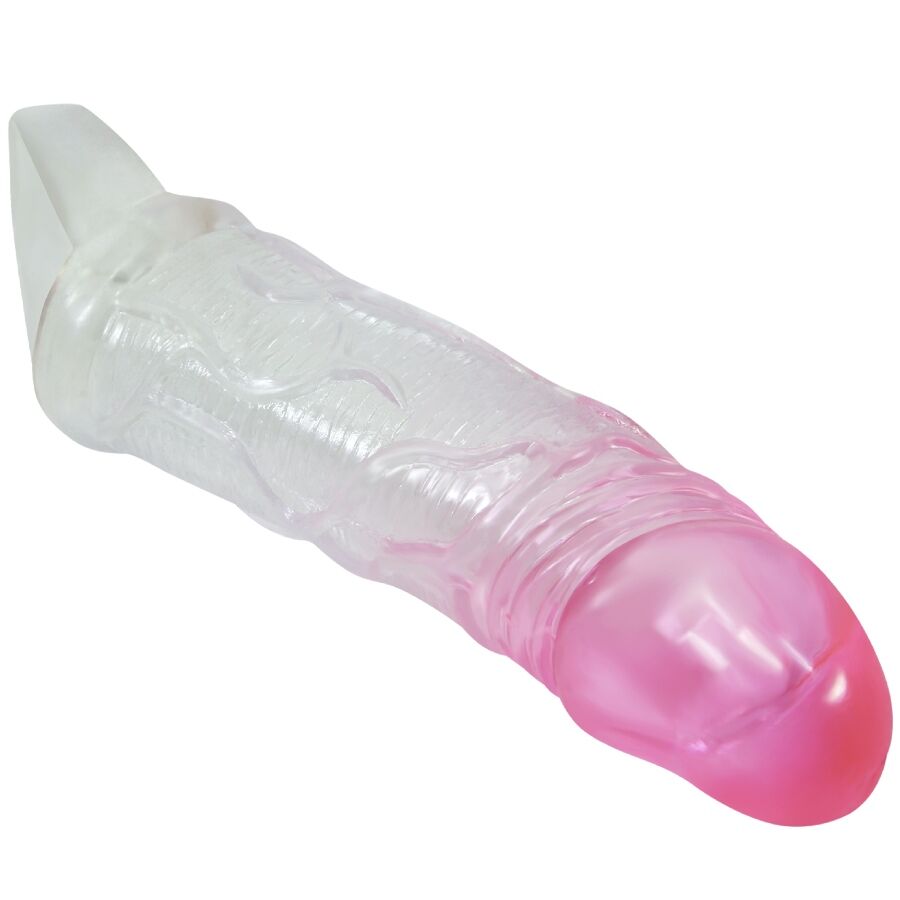 PRETTY LOVE - ODES REALISTISCHE 2 CM PENISVERGRÖSSERUNGSHÜLSE ROSA – Bild 4