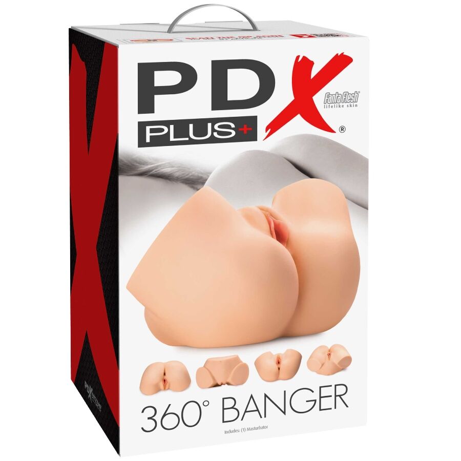 PDX PLUS - 360 BANGER REALISTISCHER ANAL- UND VAGINA-MASTURBATOR – Bild 2