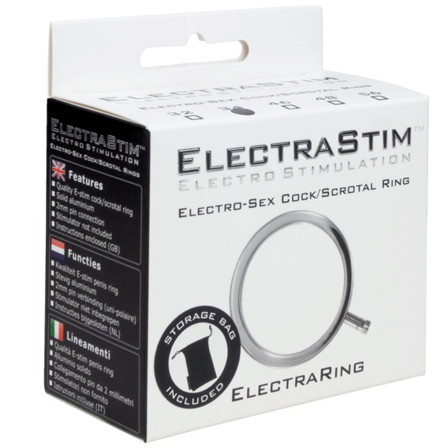 ELECTRASTIM - ELECTRARINGS METALL-PENISRING 32 MM – Bild 3
