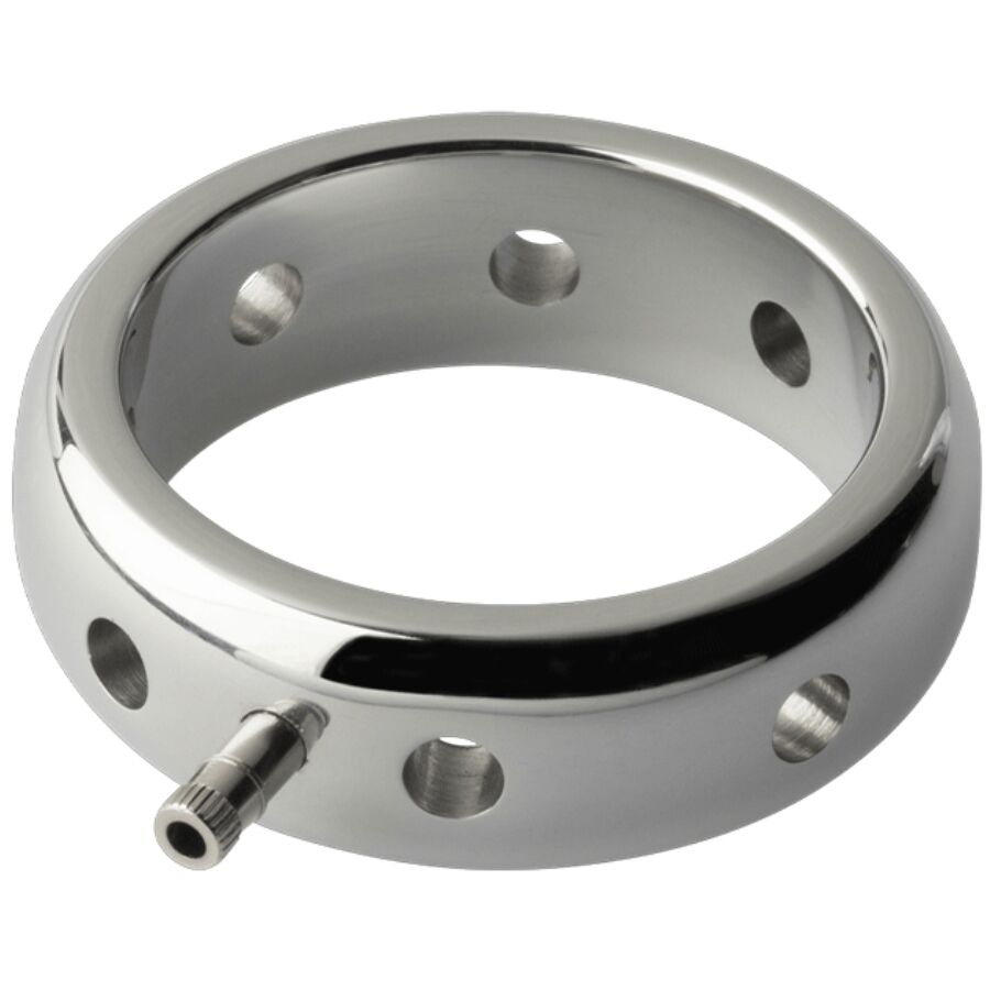 ELECTRASTIM - PRESTIGE ELEKTROMAGNETISCHER PENISRING AUS METALL 50 MM – Bild 2