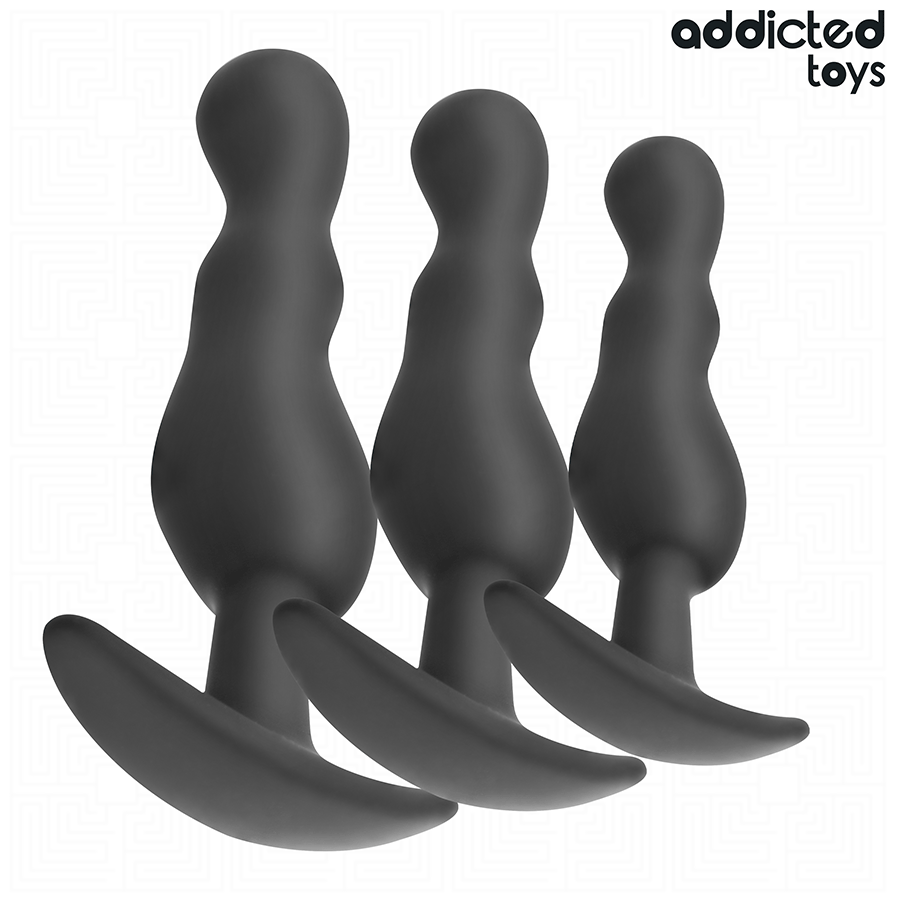 ADDICTED TOYS - 3ER-SET ANALPLUG MODELL 1 – Bild 2