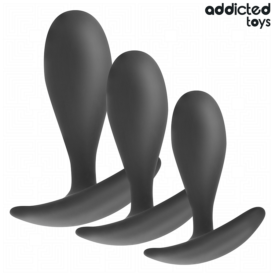 ADDICTED TOYS - 3ER-SET ANALPLUG MODELL 2 – Bild 2