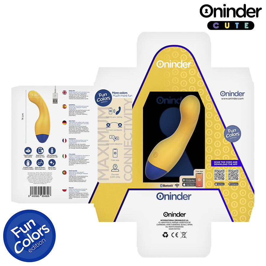 ONINDER CUTE - LOVE BUDDY MASTER G-SPOT VIBRATOR - KOSTENLOSE WELTWEITE APP – Bild 5