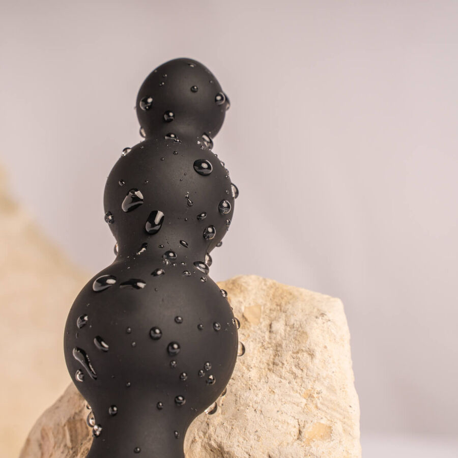 ROCKS-OFF - PETITE SENSATIONS BUBBLES ANAL PLUG VIBRATOR SCHWARZ – Bild 4
