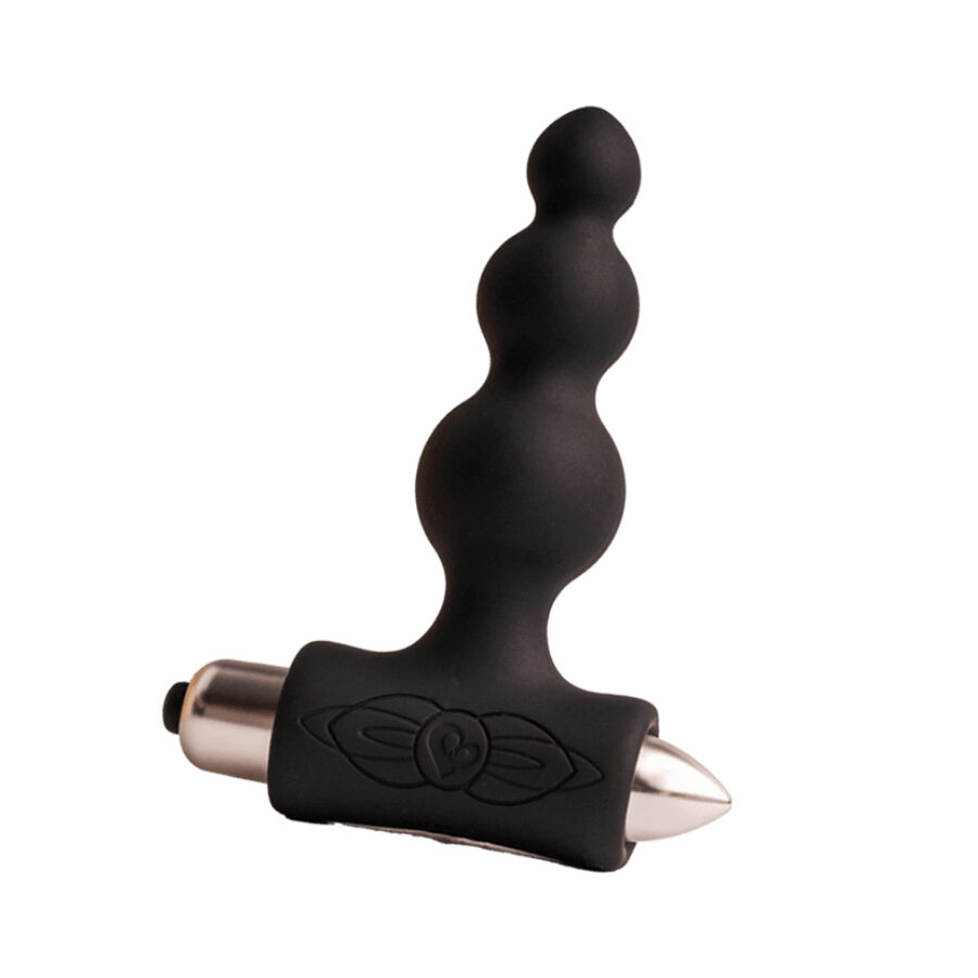 ROCKS-OFF - PETITE SENSATIONS BUBBLES ANAL PLUG VIBRATOR SCHWARZ – Bild 2