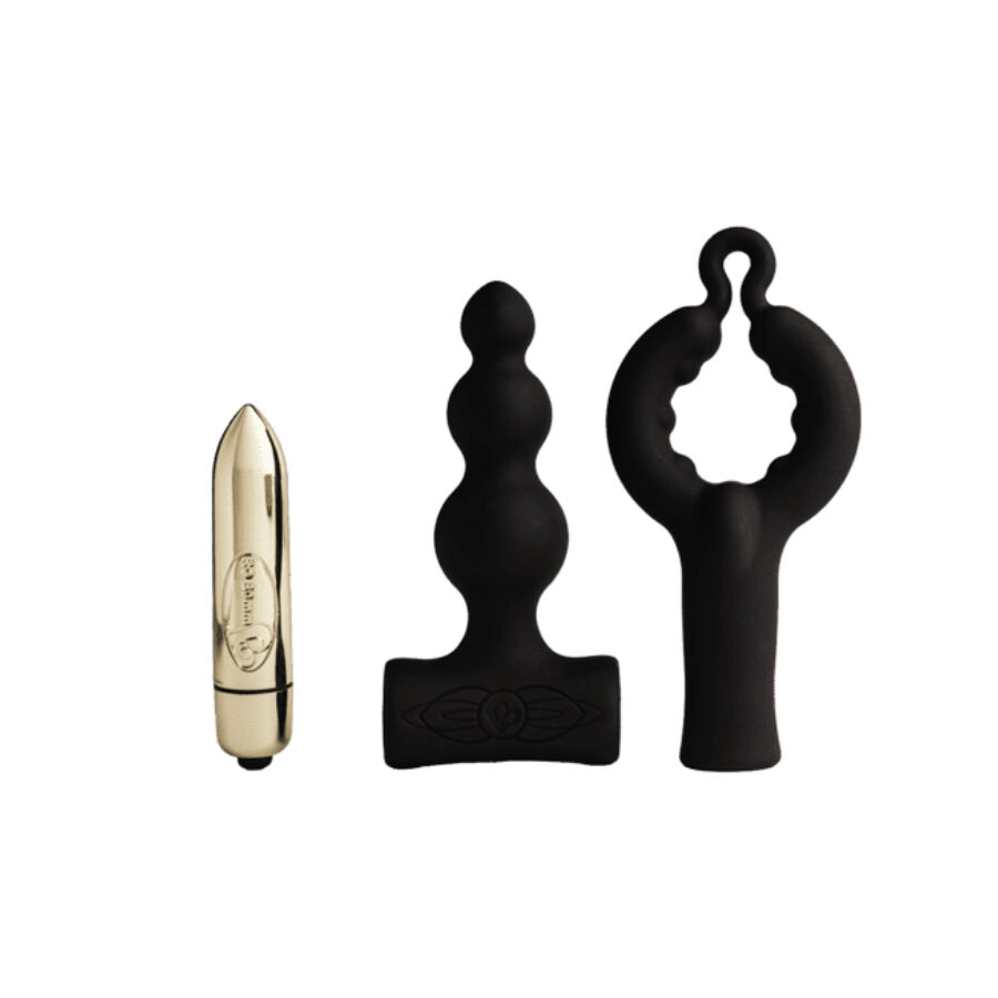 ROCKS-OFF - PETITE SENSATIONS BUBBLES ANAL PLUG VIBRATOR SCHWARZ – Bild 5