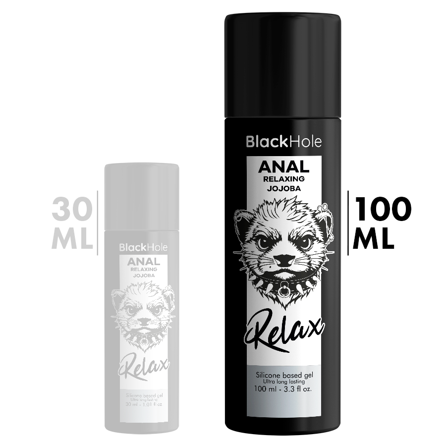 BLACK HOLE - ANAL ENTSPANNENDE JOJOBA RELAX SILIKONBASIS 100 ML – Bild 2