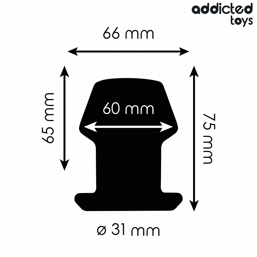 ADDICTED TOYS - EXTREM HOHL ANAL PLUG GRÖSSE S 7,5 CM – Bild 4
