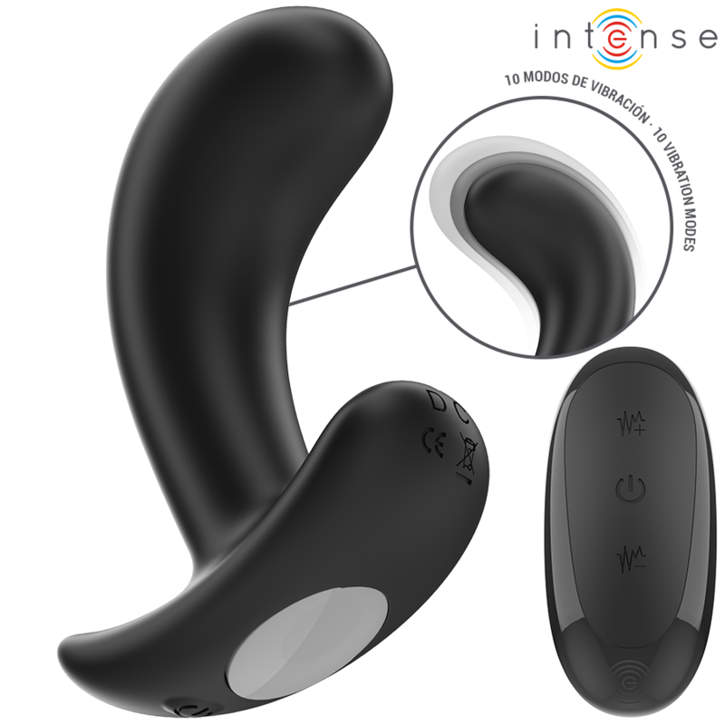 INTENSE - CHANDLER ANAL PLUG 10 VIBRATIONEN SCHWARZ FERNBEDIENUNG – Bild 2