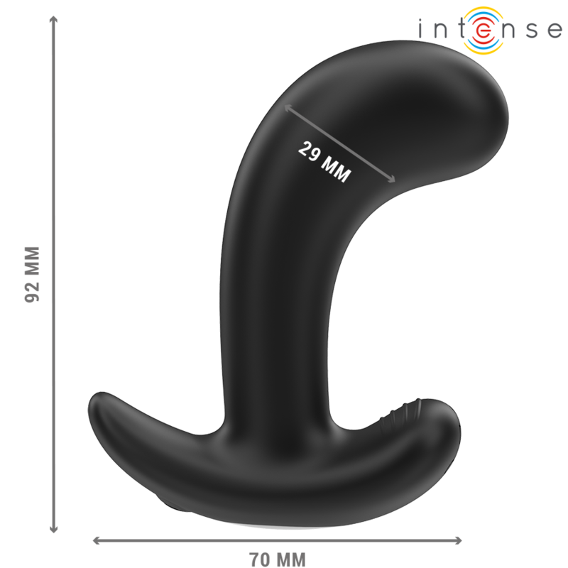 INTENSE - CHANDLER ANAL PLUG 10 VIBRATIONEN SCHWARZ FERNBEDIENUNG – Bild 3