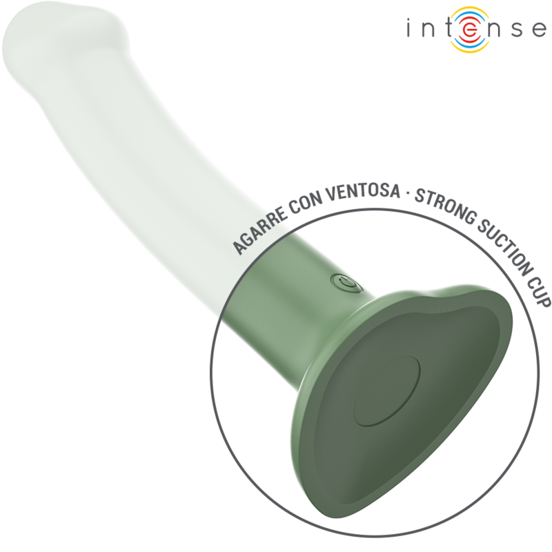 INTENSE - BECCA VIBRATOR MIT SAUGNAPF 10 VIBRATIONEN GRÜNE FERNBEDIENUNG – Bild 5