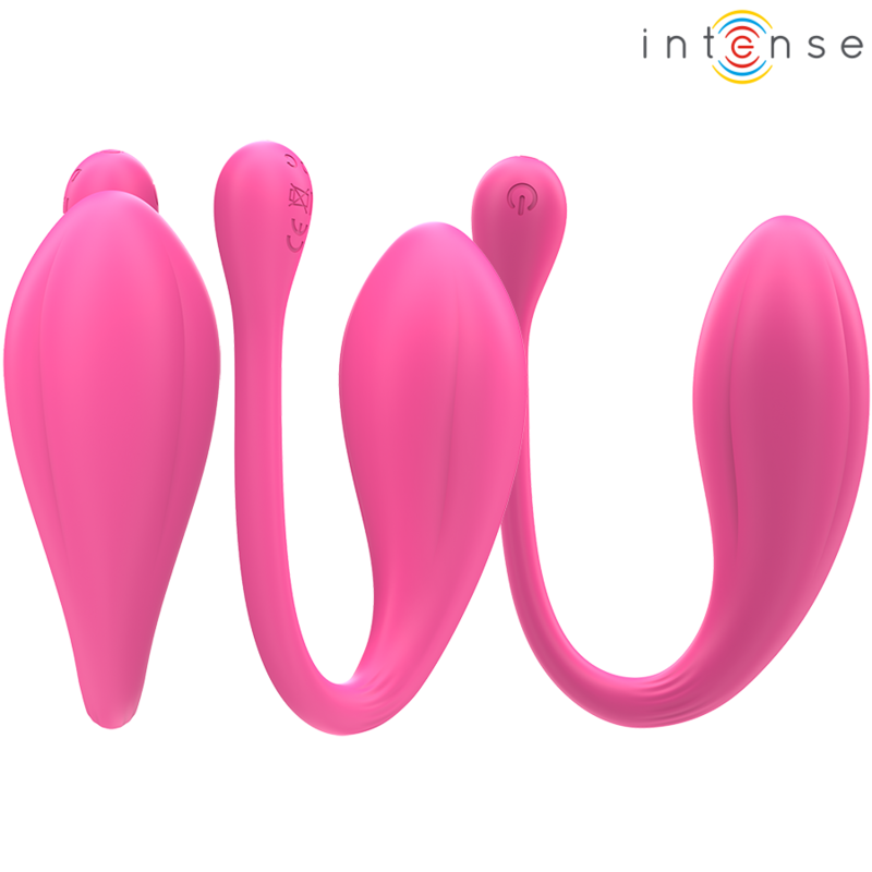 INTENSE - JANICE U VIBRATOR DOPPELSTIMULATION 10 VIBRATIONEN ROSA FERNBEDIENUNG – Bild 3
