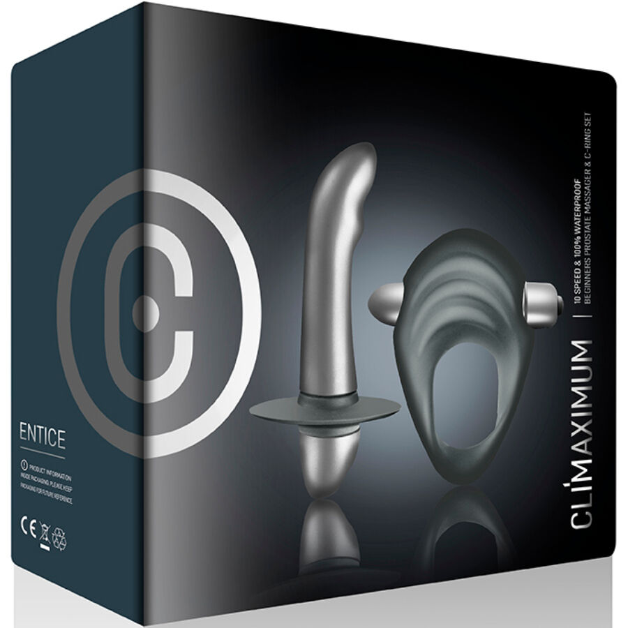 CLIMAXIMUM - ENTICE KIT COCK RING + PROSTATA VIBRATOR ANFÄNGER – Bild 5