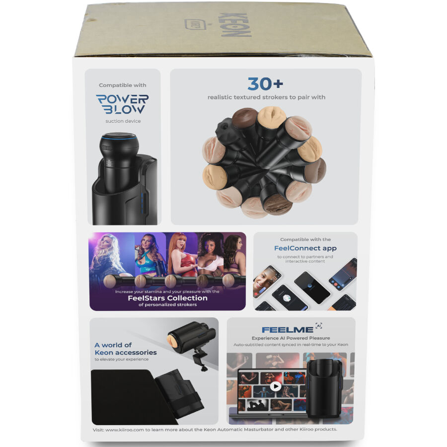 KIIROO - KEON WIFI COMBO AUTOMATISCHER MASTURBATOR + FEEL STROKER – Bild 3