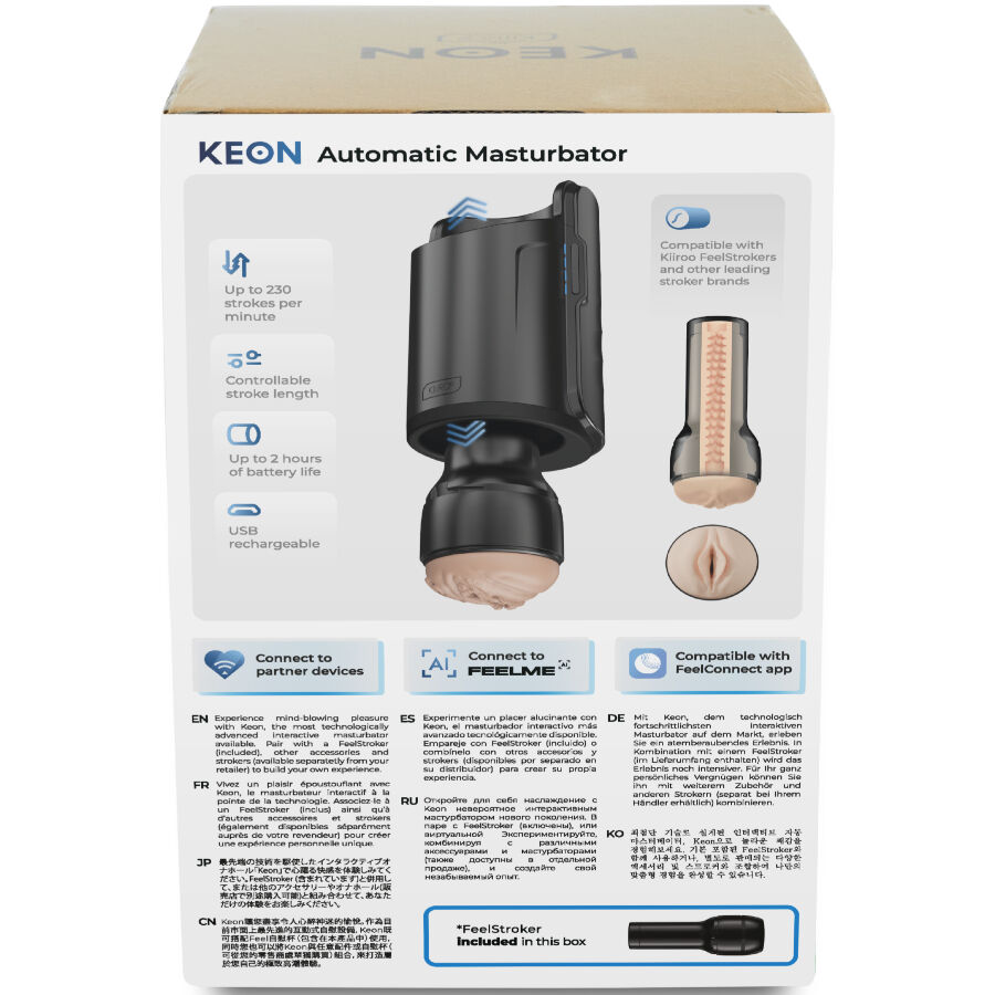 KIIROO - KEON WIFI COMBO AUTOMATISCHER MASTURBATOR + FEEL STROKER – Bild 2