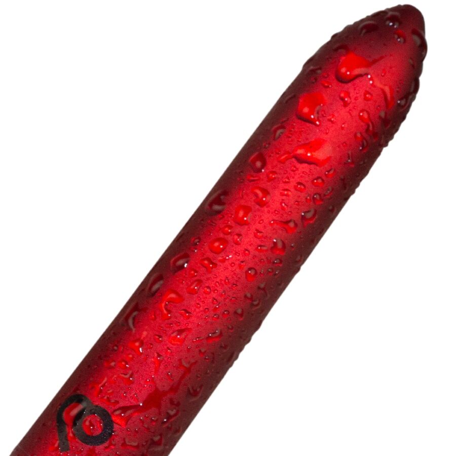 ROCKS-OFF - WIEDERAUFLADBARER VIBRIERENDER BULLET POPPY RED – Bild 2