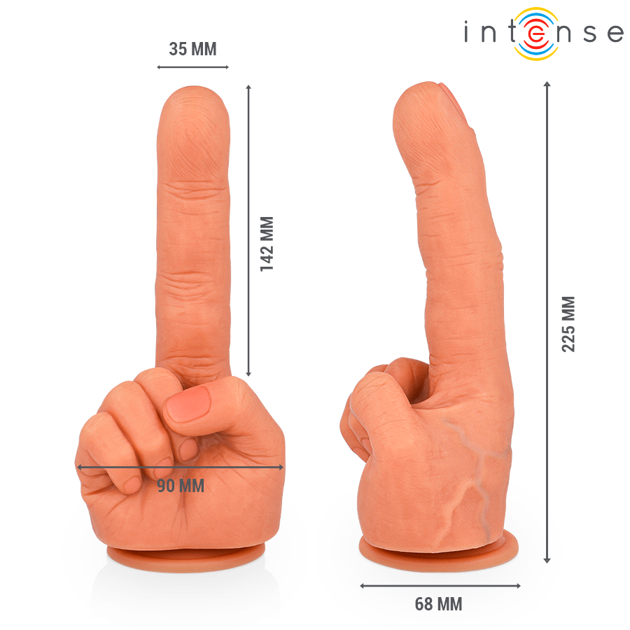 INTENSE - HUBERT G-SPOT STIMULATOR FLEXIBLE HAND 14,2 CM – Bild 2