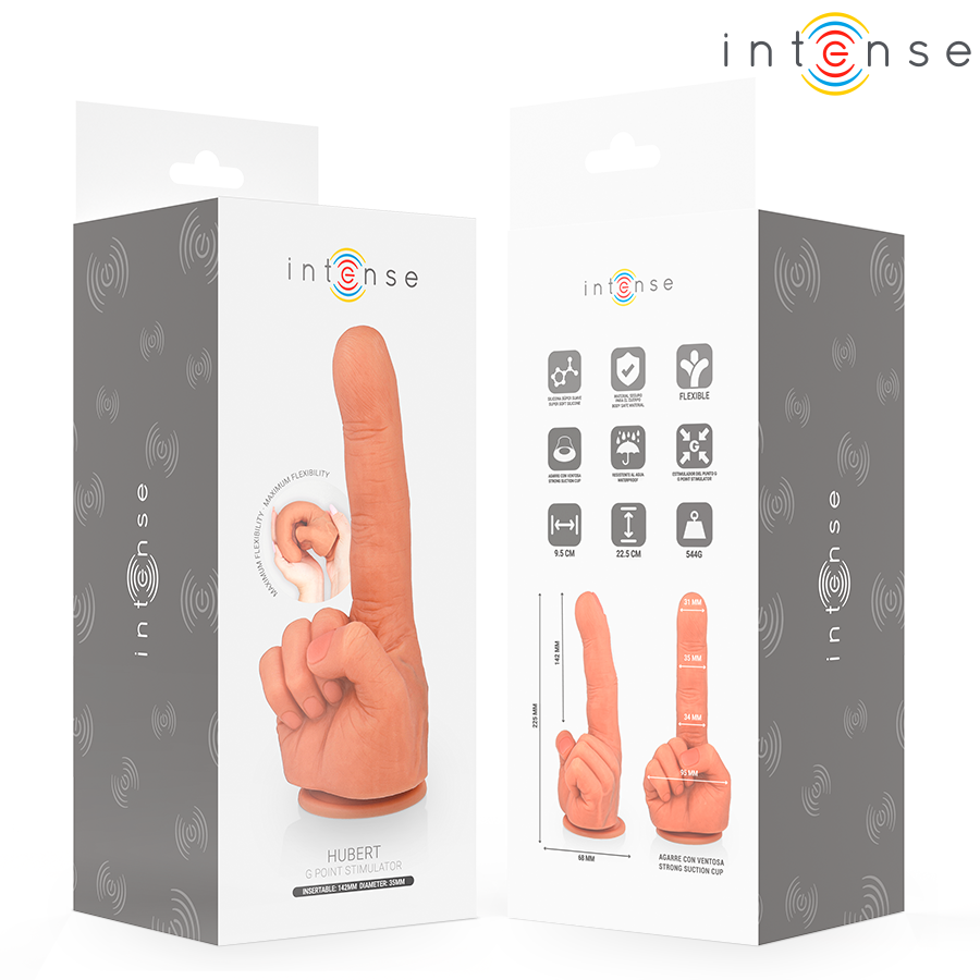 INTENSE - HUBERT G-SPOT STIMULATOR FLEXIBLE HAND 14,2 CM – Bild 5