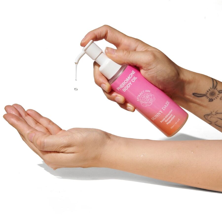 EYE OF LOVE - BLOOM KÖRPERÖL MIT PHEROMONEN SUNNY DAZE 120 ML – Bild 2