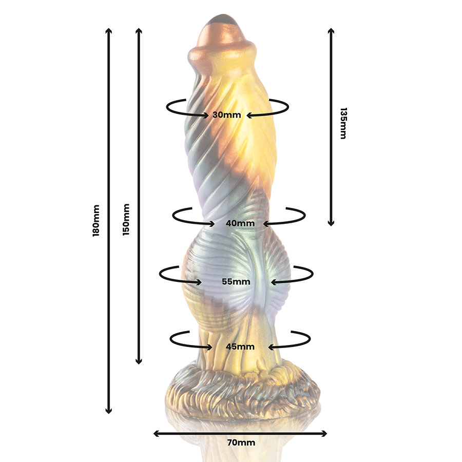 EPIC - PHOENIX DILDO DIE WIEDERAUFERWECKUNG DER VERGNÜGUNG WIEDERAUFLADBARE FERNBEDIENUNG – Bild 4