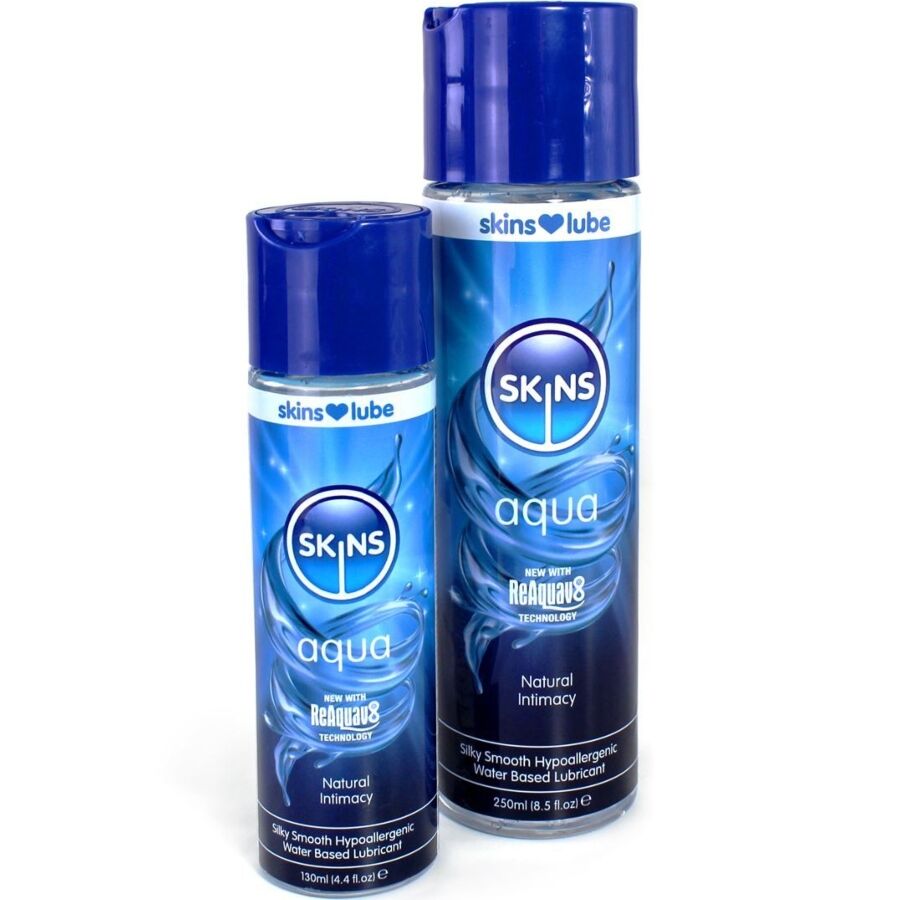 SKINS - AQUA GLEITMITTEL AUF WASSERBASIS 130 ML – Bild 2