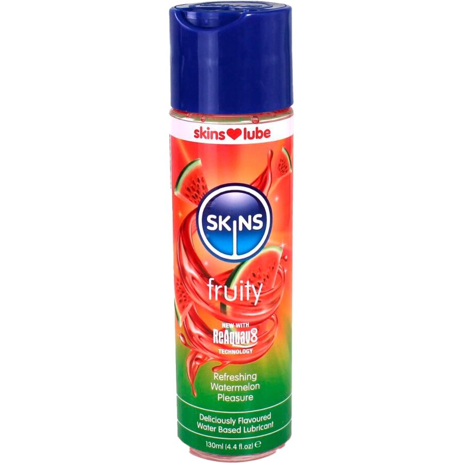 SKINS  FRUCHTIGES, WASSERBASIS-GLÄTTER WASSERMELONE 130 ML
