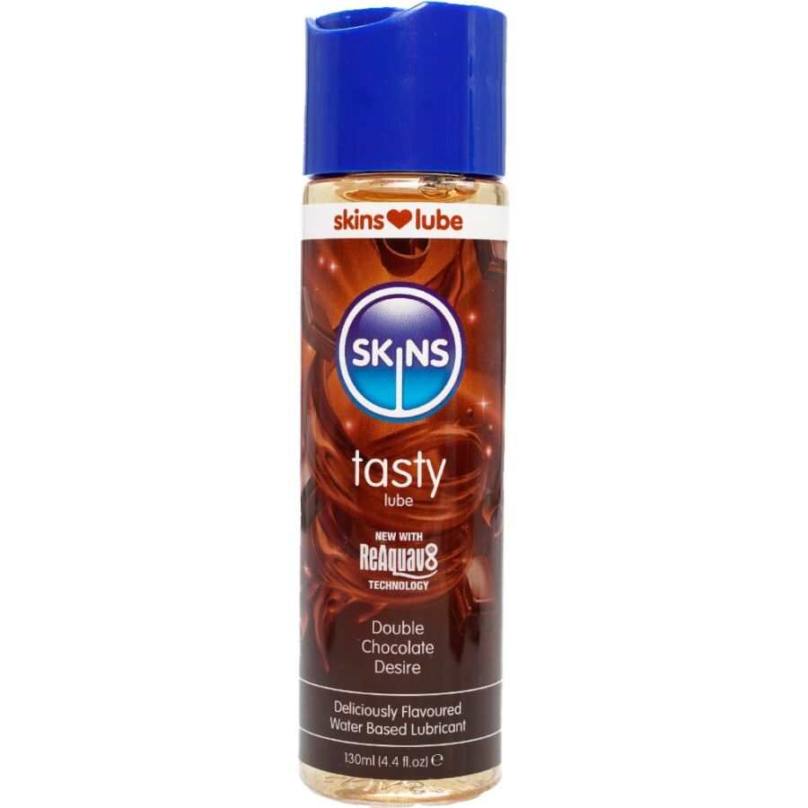 SKINS  KÖSTLICHES, WASSERBASIERTES GLEITMITTEL DOPPELSCHOKOLADE 130 ML