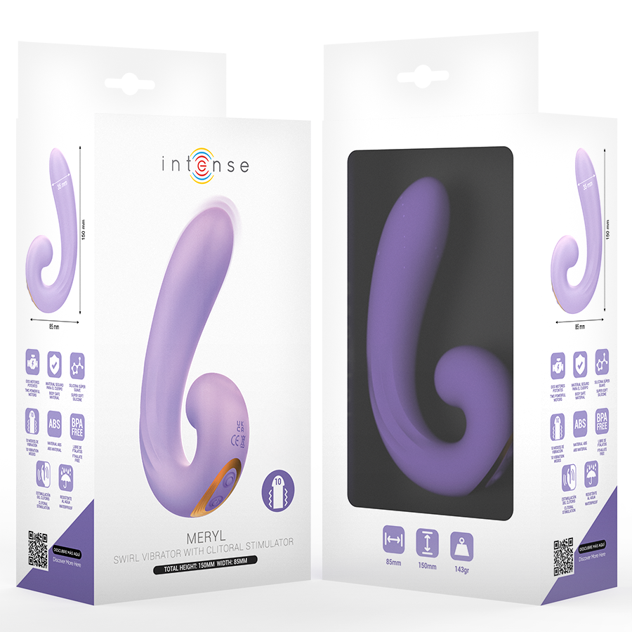 INTENSE - MERYL DOPPELVIBRATION KLITORISSTIMULATOR – Bild 4
