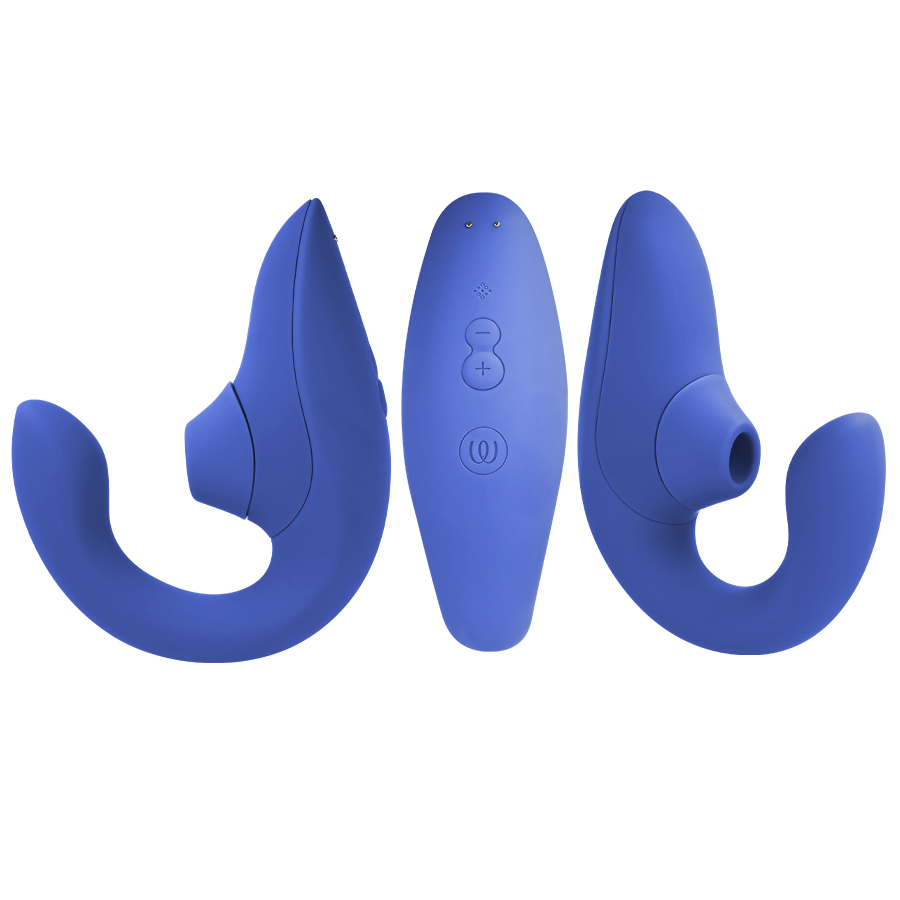 WOMANIZER - BLEND RABBIT VIBRATOR STIMULATOR VIBRANT BLUE – Bild 5
