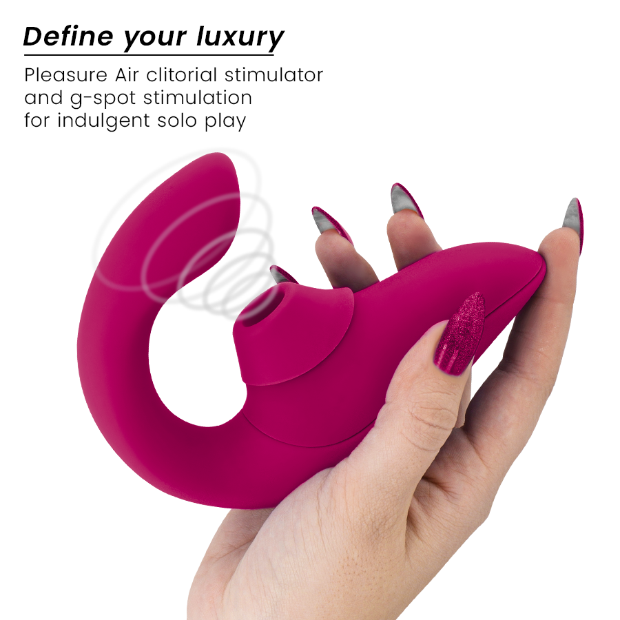 WOMANIZER - BLEND RABBIT VIBRATOR STIMULATOR VIBRANT PINK – Bild 3
