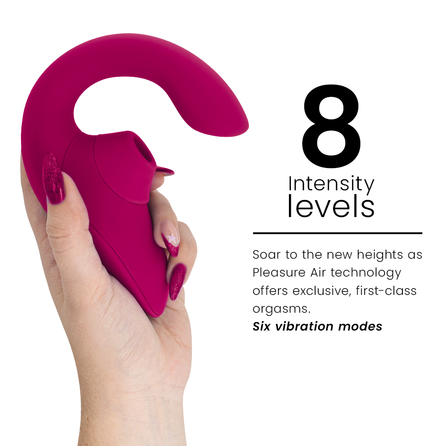 WOMANIZER - BLEND RABBIT VIBRATOR STIMULATOR VIBRANT PINK – Bild 5