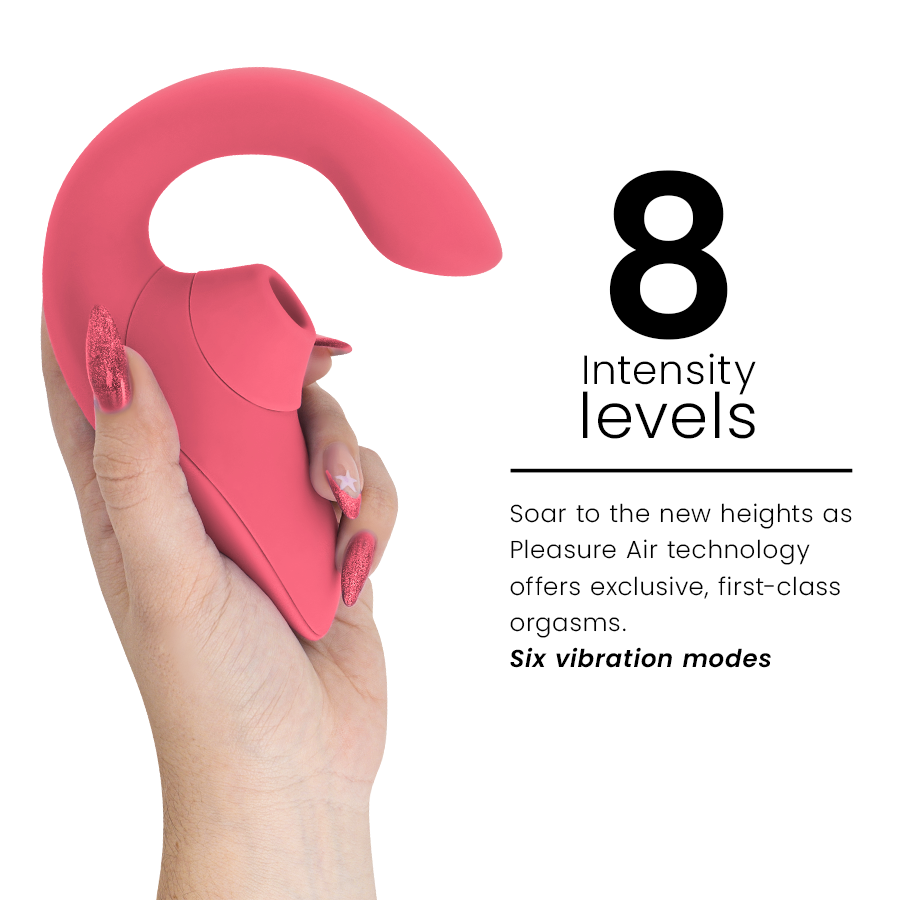 WOMANIZER - BLEND RABBIT VIBRATOR STIMULATOR VIBRANT ROSE – Bild 5