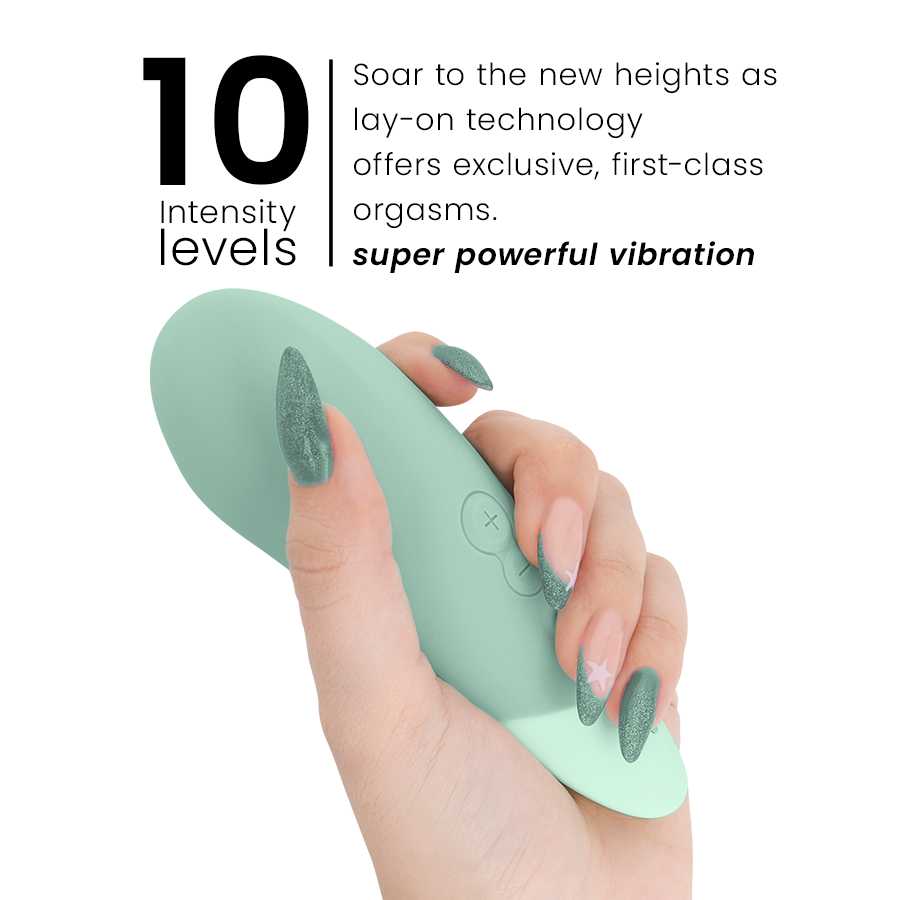 WOMANIZER - VIBE LAY-ON SILENT VIBRATOR SAGE – Bild 5