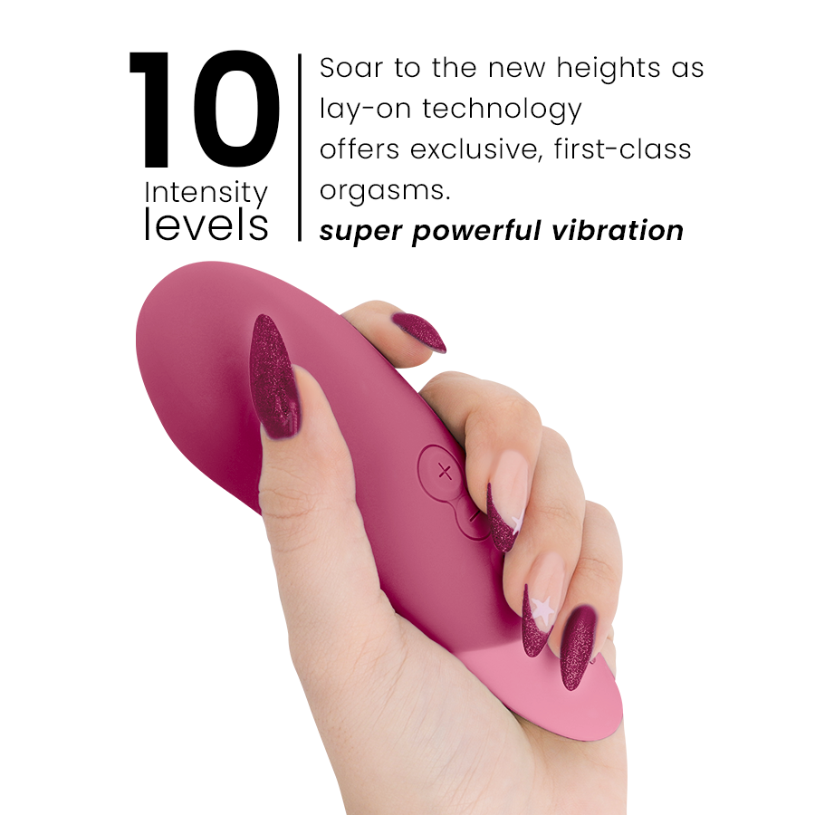 WOMANIZER - VIBE LAY-ON SILENT VIBRATOR DUSKY PINK – Bild 5