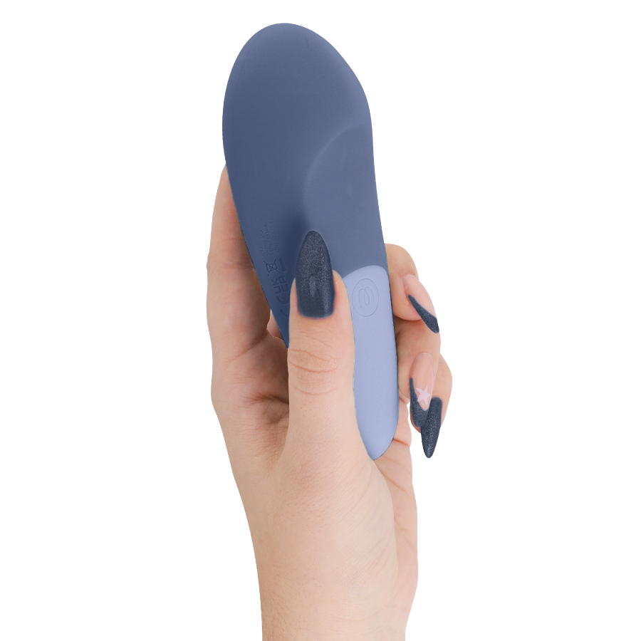 WOMANIZER - VIBE LAY-ON SILENT VIBRATOR DUNKELBLAU – Bild 4