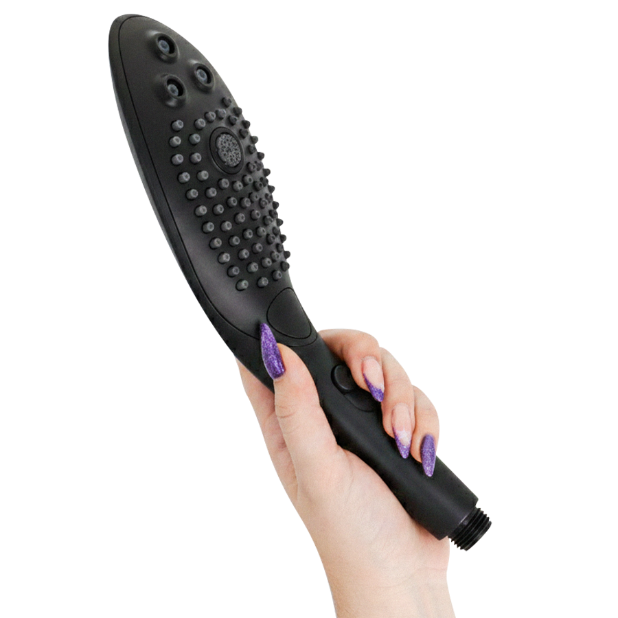 WOMANIZER - WAVE KLITORALSTIMULIERENDER DUSCHKOPF SCHWARZ – Bild 4