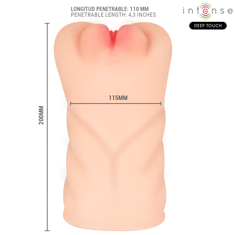 INTENSE DEEP TOUCH - KRISTA VAGINALMASTURBATOR MIT SAUG-, VIBRATIONS- UND STIMMEFFEKT 1,2 KG – Bild 5