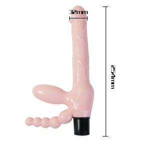 BAILE - SEILLOSER TPR-GURT MIT VIBRATION UND ANALSTIMULATION 25.4 CM – Bild 2