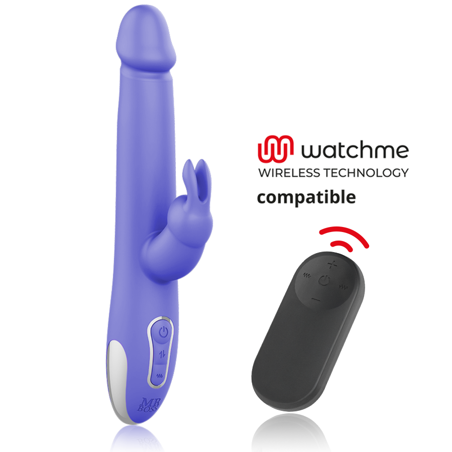 MR BOSS - ARTURO VIBRATOR  ROTATOR + WATCHME-FERNBEDIENUNG