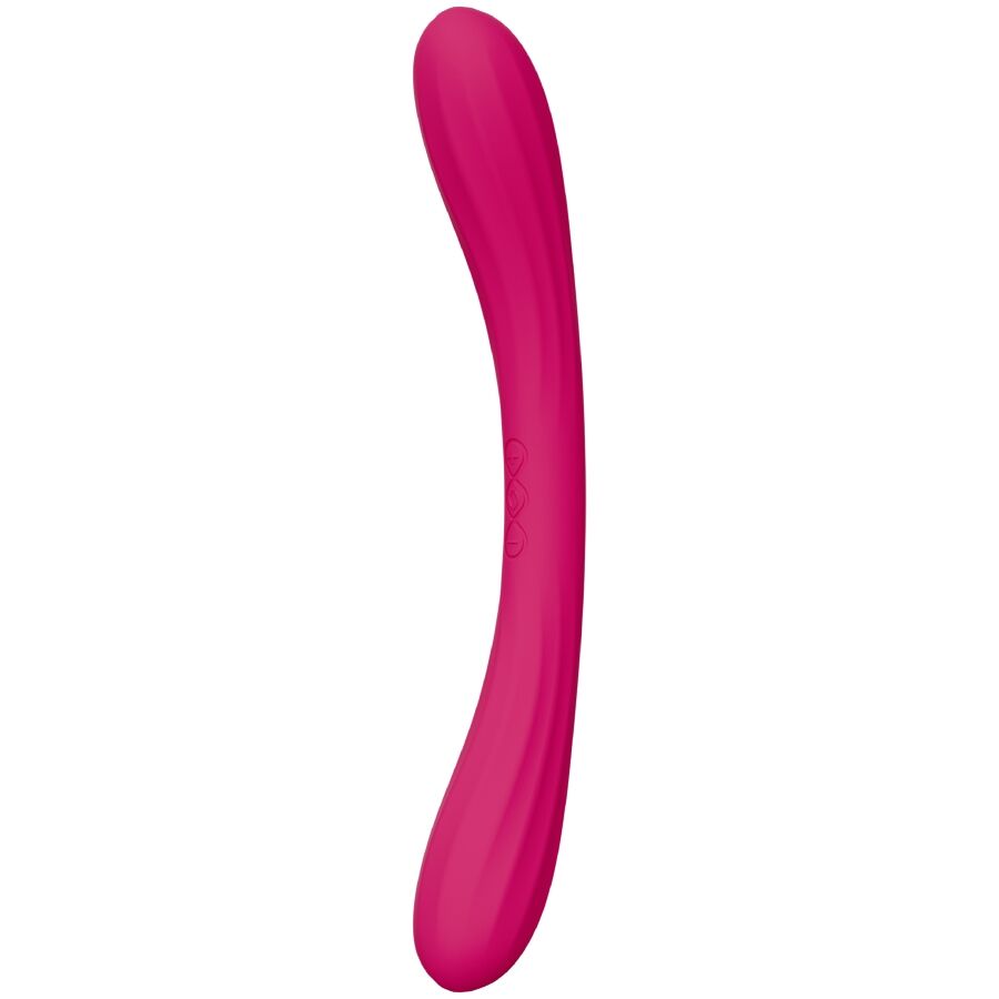 LELO - BOOMERANG DOPPELENDER VIBRATOR KIRSCH – Bild 2
