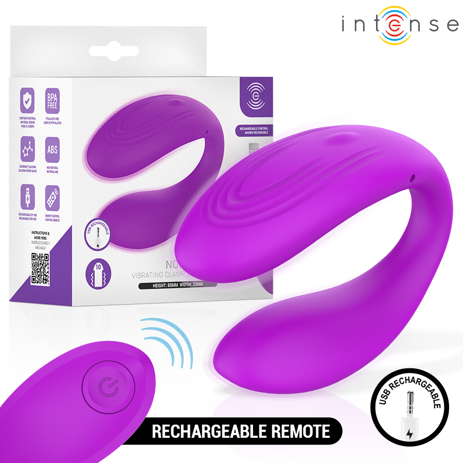 INTENSE - NORA VIBRATIONSKLEMMENSTIMULATOR LILA – Bild 2